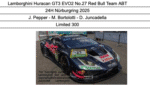 Spark - 1:43 Lamborghini Huracan GT3 EVO2 No.27 Red Bull Team ABT 24h Nurburgring 2025 - J.Pepper, M.Bortolotti, D.Juncadella - Limited Edition Resin Model