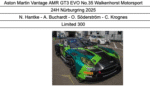 Spark - 1:43 Aston Martin Vantage AMR GT3 EVO No.35 Walkenhorst Motorsport 24h Nurburgring 2025 - N.Hantke, A.Buchardt, O.Söderström, C.Krognes - Limited Edition Resin Model
