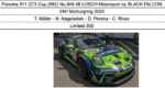 Spark - 1:43 Porsche 911 GT3 Cup (992) No.948 48 LOSCH Motorsport by BLACK FALCON 24h Nurburgring 2025 - T.Müller, N.Nagelsdiek, D.Pereira, C.Rivas - Limited Edition Resin Model