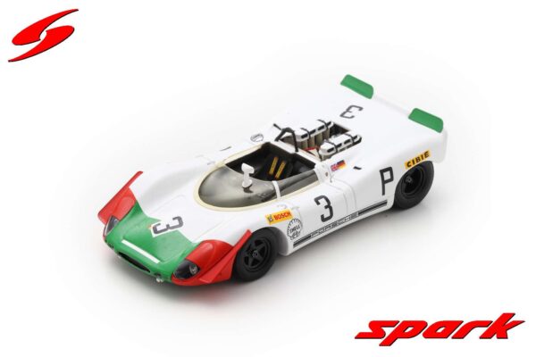 Spark - 1:43 Porsche 908-2 #3 3rd 1000Km Nurburgring 1969 V. Elford/K. Ahrens (Limited 300pcs)