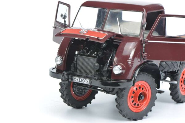 Schuco Mercedes Unimog 401 1953 Red 00143 1:43 Diecast model truck