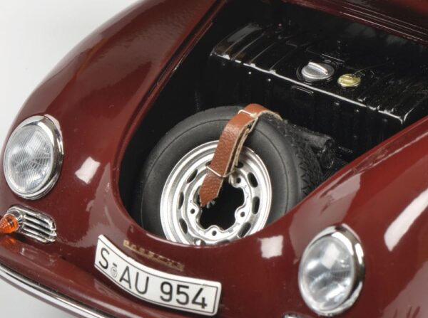 Schuco 1:18 Porsche 356A Carrera Coupe Ski Holidays Diecast Model