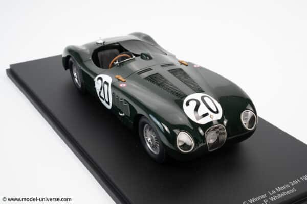 Spark - 1:18 Jaguar XK 120 C #20 Winner 24H Le Mans 1951 P. Walker, P.Whitehead - Resin Model