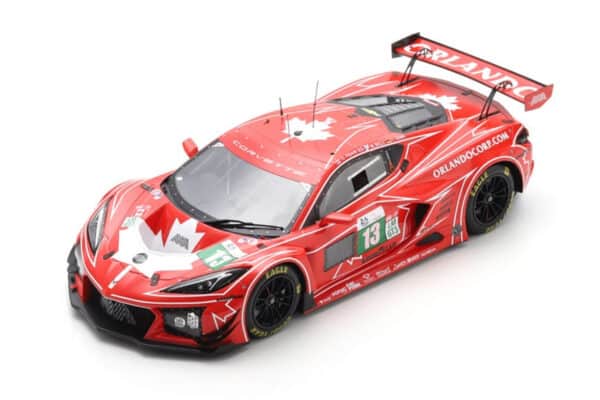 Spark - 1:18 Chevrolet Corvette Z06 LMGT3 No.13 AWA Racing 2025 24h Le Mans (18S1071) Resin Model