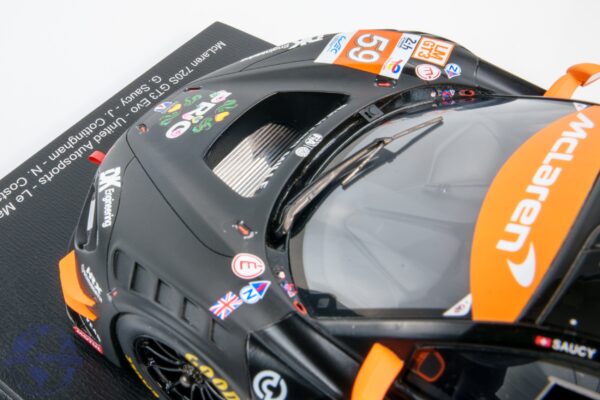 Spark - 1:18 McLaren 720S GT3 EVO No.59 United Autosports - 2025 24h Le Mans - Saucy, Cottingham, Costa - Resin Model 13 SPARK 18S658 McLaren 720S GT3 Evo 2024 Le Mans 2