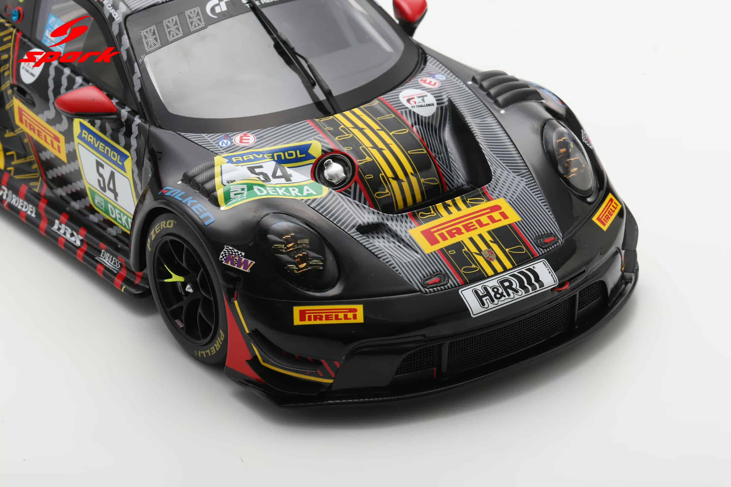 Spark 1:18 Porsche 911 GT3 R No.54 Dinamic GT 3rd 24h Nurburgring 2025 (18SG1072) Limited Edition Resin Model 3 Spark 1:18 Porsche 911 GT3 R No.54 Dinamic GT 3rd 24h Nurburgring 2025 (18SG1072) Limited Edition Resin Model - Image 3
