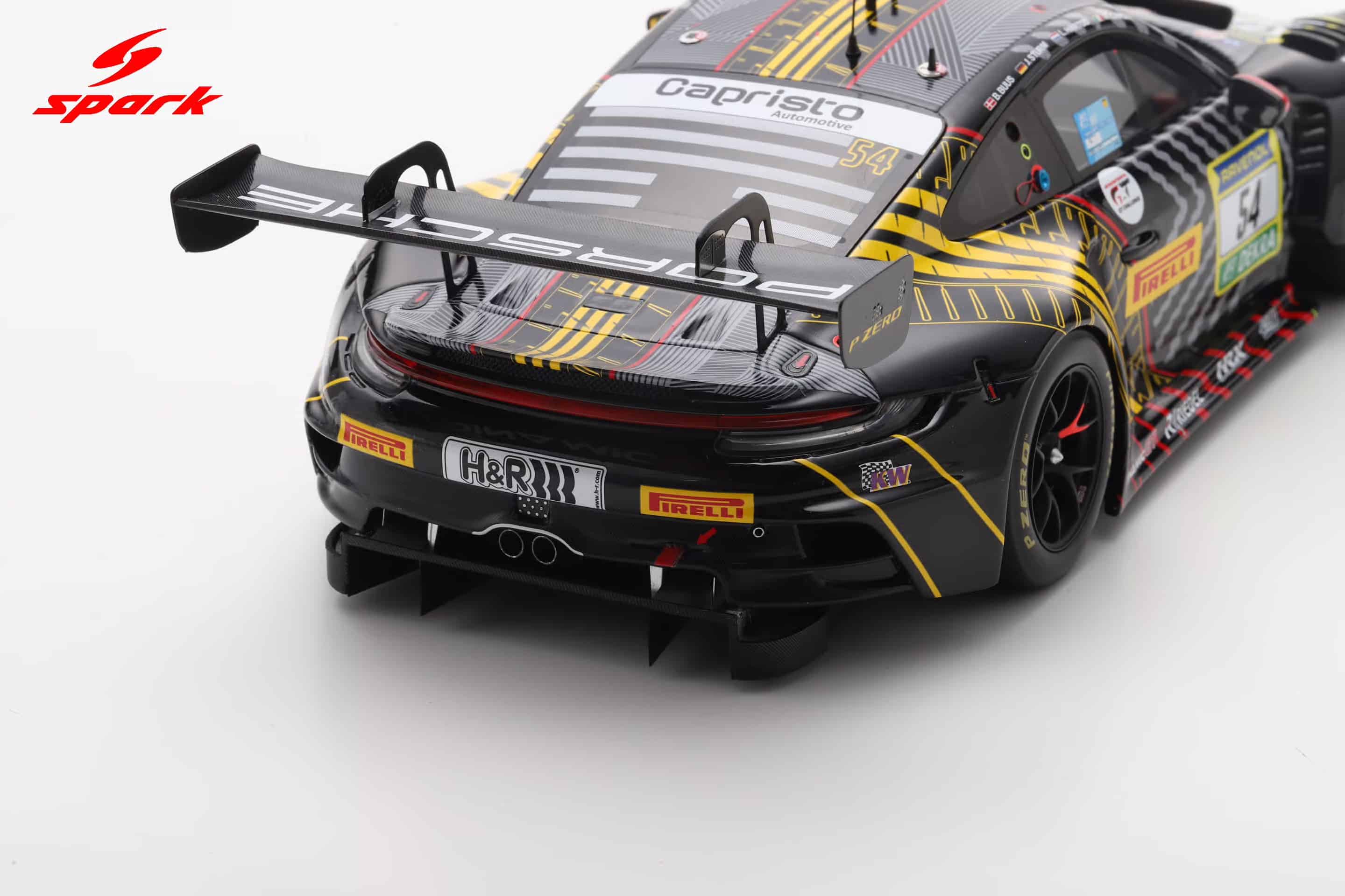 Spark 1:18 Porsche 911 GT3 R No.54 Dinamic GT 3rd 24h Nurburgring 2025 (18SG1072) Limited Edition Resin Model 4 Spark 1:18 Porsche 911 GT3 R No.54 Dinamic GT 3rd 24h Nurburgring 2025 (18SG1072) Limited Edition Resin Model - Image 4