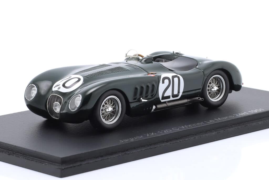 Jaguar XJR-12: The ‘Big Cat’ Le Mans Legend 3 Spark - 1:43 Jaguar XK 120 C No.20 Winner Le Mans 24H 1951 (S6667)