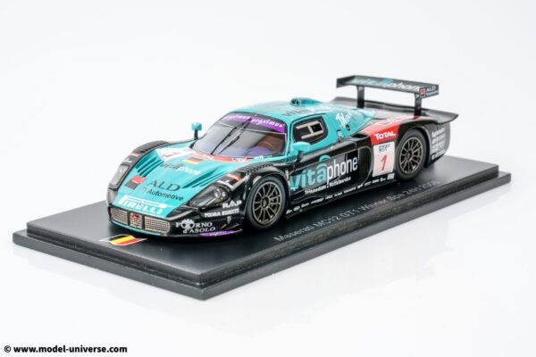 Spark - 1:43 Maserati MC12 GT1 No.1 Vitaphone Winner 24h Spa 2006 - A.Bertolini, E.Van de Poele, M.Bartels - Resin Model 11 SPARK 43SPA2006 Maserati MC12 GT1 Winner 2006 Spa 3