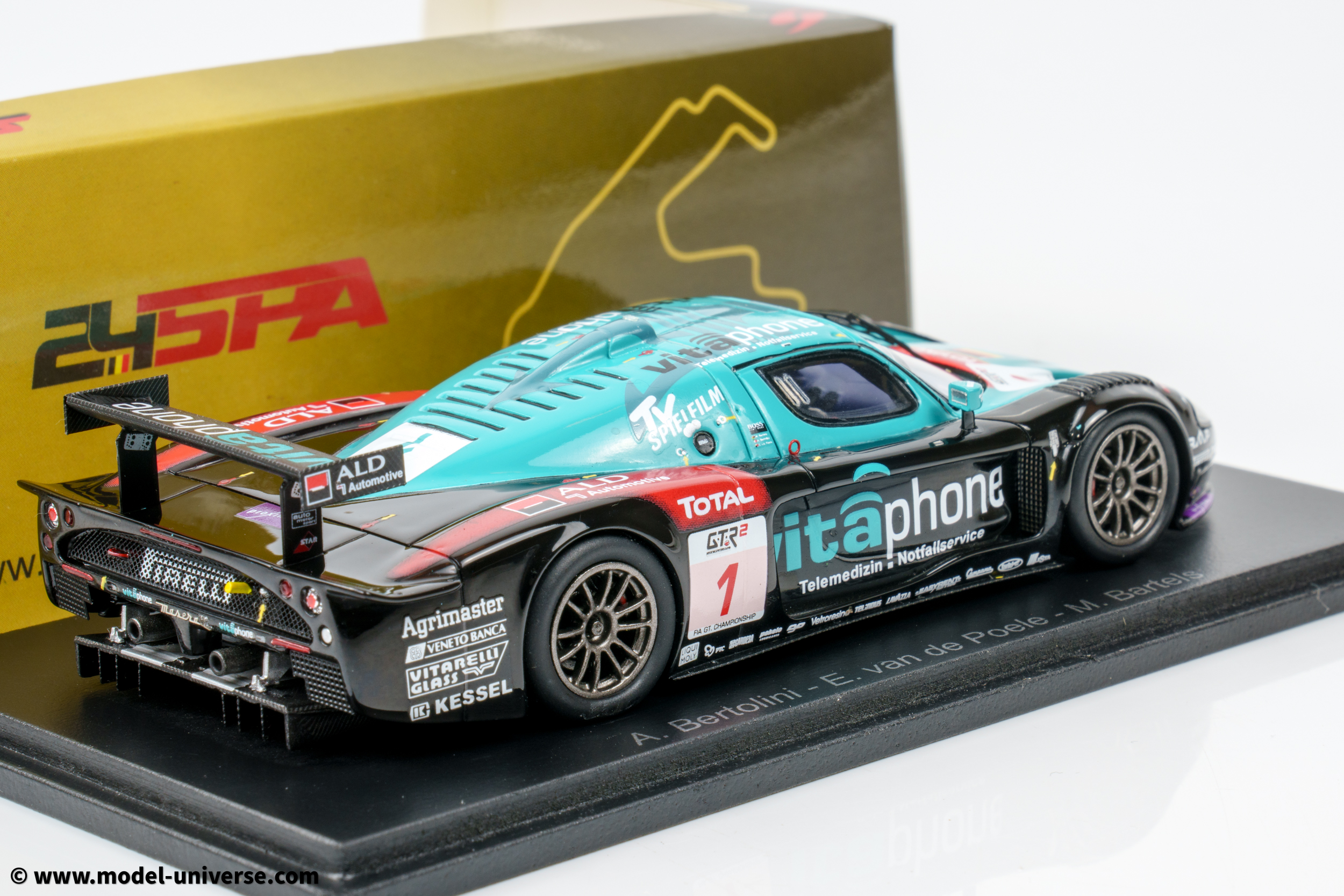 Spark - 1:43 Maserati MC12 GT1 No.1 Vitaphone Winner 24h Spa 2006