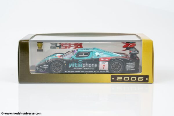 Spark - 1:43 Maserati MC12 GT1 No.1 Vitaphone Winner 24h Spa 2006 - A.Bertolini, E.Van de Poele, M.Bartels - Resin Model 10 SPARK 43SPA2006 Maserati MC12 GT1 Winner 2006 Spa 7