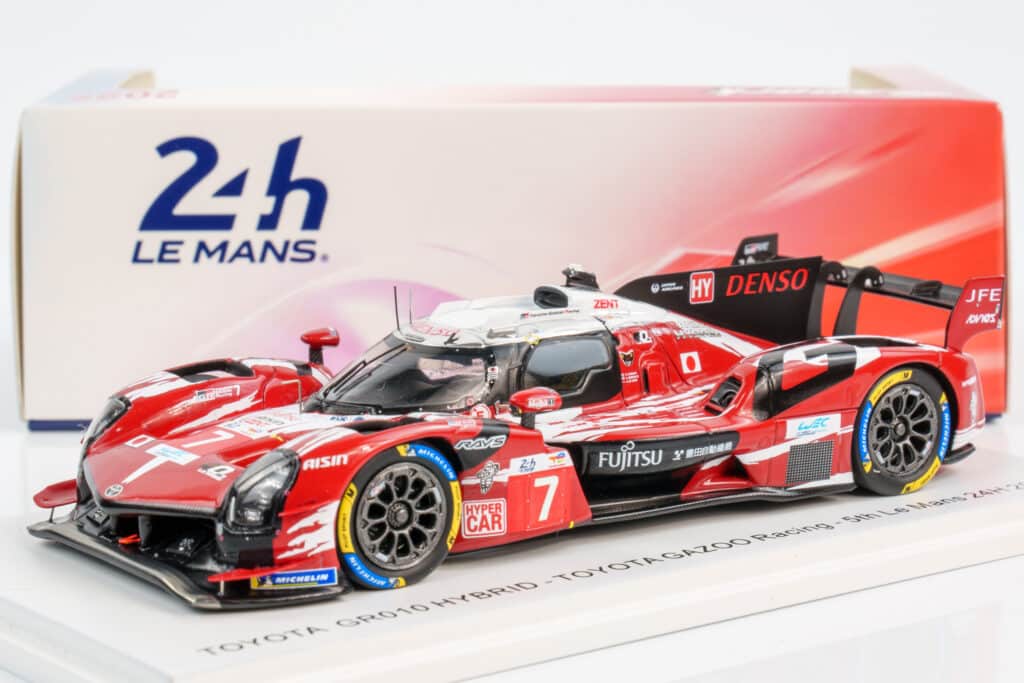 Pre-Order the New Spark 1:43 Scale Le Mans 2025 Resin Models 7 Spark - 1:43 Toyota GR010 Hybrid No.7 Toyota Gazoo Racing 5th Place 2025 24h Le Mans - M.Conway, K.Kobayashi, N.De Vries - Resin Model