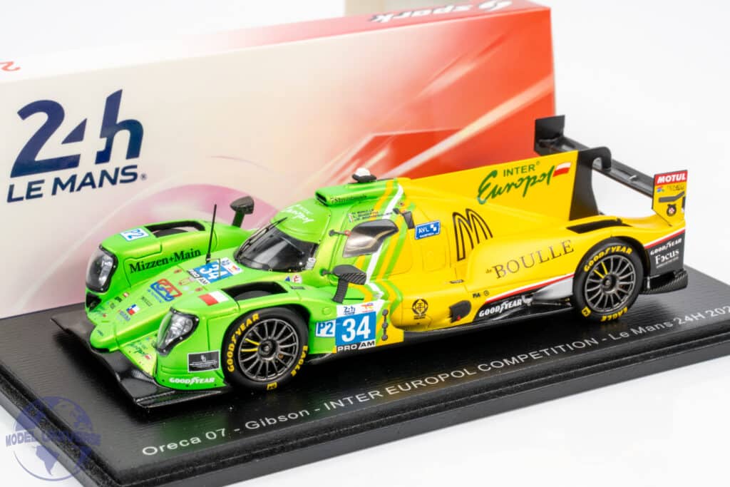 Pre-Order the New Spark 1:43 Scale Le Mans 2025 Resin Models 29 Spark - 1:43 Oreca 07 Gibson No.34 Inter Europol Competition 2025 24h Le Mans - N.Boulle, J.Simmenauer, L.Ghiotto - Resin Model