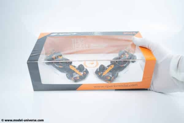 Spark - 1:43 McLaren MCL38 2024 Constructors Champion 2-Car Set with Pitboard - Resin Model
