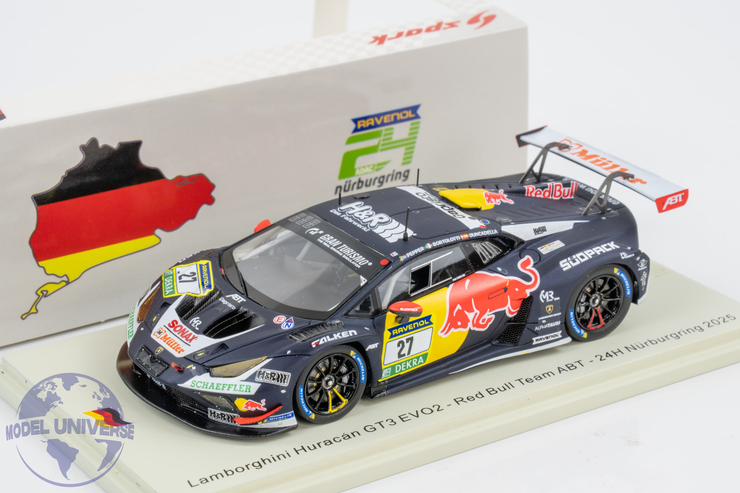 Spark - 1:43 Lamborghini Huracan GT3 EVO2 No.27 Red Bull Team ABT