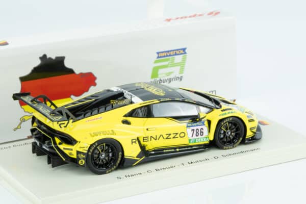 Spark - 1:43 Lamborghini Huracan GT3 EVO2 No.786 Renazzo Motorport Team 24h Nurburgring 2025 (SG1019) Limited Edition Resin Model 4 Spark - 1:43 Lamborghini Huracan GT3 EVO2 No.786 Renazzo Motorport Team 24h Nurburgring 2025 (SG1019) Limited Edition Resin Model
