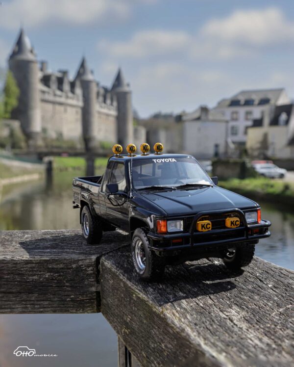 Toyota Hilux SR5 Glossy Black 202 1985 - 1:18 Scale Limited Edition Resin Model by Otto Mobile 28 Toyota Hilux SR5 Glossy Black 202 1985 - 1:18 Scale Limited Edition Resin Model by Otto Mobile