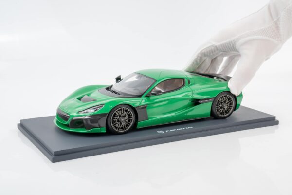 Schuco - 1:18 Rimac Nevera Green 2022 - Resin Model 6 Schuco 18U00085 Rimac Nevera Green 2