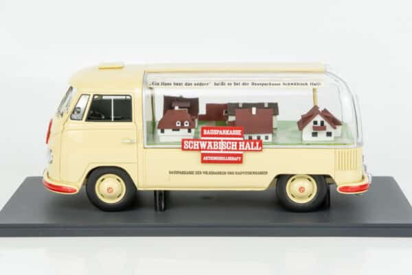 Schuco - 1:18 Volkswagen T1 Advertisement Van "Schwäbisch Hall" (18U00184) Resin Model 16 Schuco - 1:18 Volkswagen T1 Advertisement Van "Schwäbisch Hall" (18U00184) Resin Model