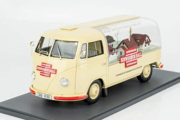 Schuco - 1:18 Volkswagen T1 Advertisement Van "Schwäbisch Hall" (18U00184) Resin Model 15 Schuco - 1:18 Volkswagen T1 Advertisement Van "Schwäbisch Hall" (18U00184) Resin Model