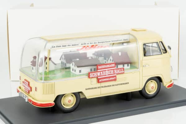 Alternative view of Schuco - 1:18 Volkswagen T1 Advertisement Van "Schwäbisch Hall" (18U00184) Resin Model