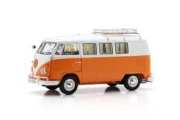 Schuco - 1:18 Volkwagen T1 Camingbus White / Orange