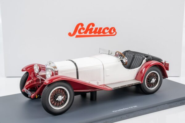 Schuco - 1:18 Mercedes-Benz 710 SSK White 1927 - Resin Model