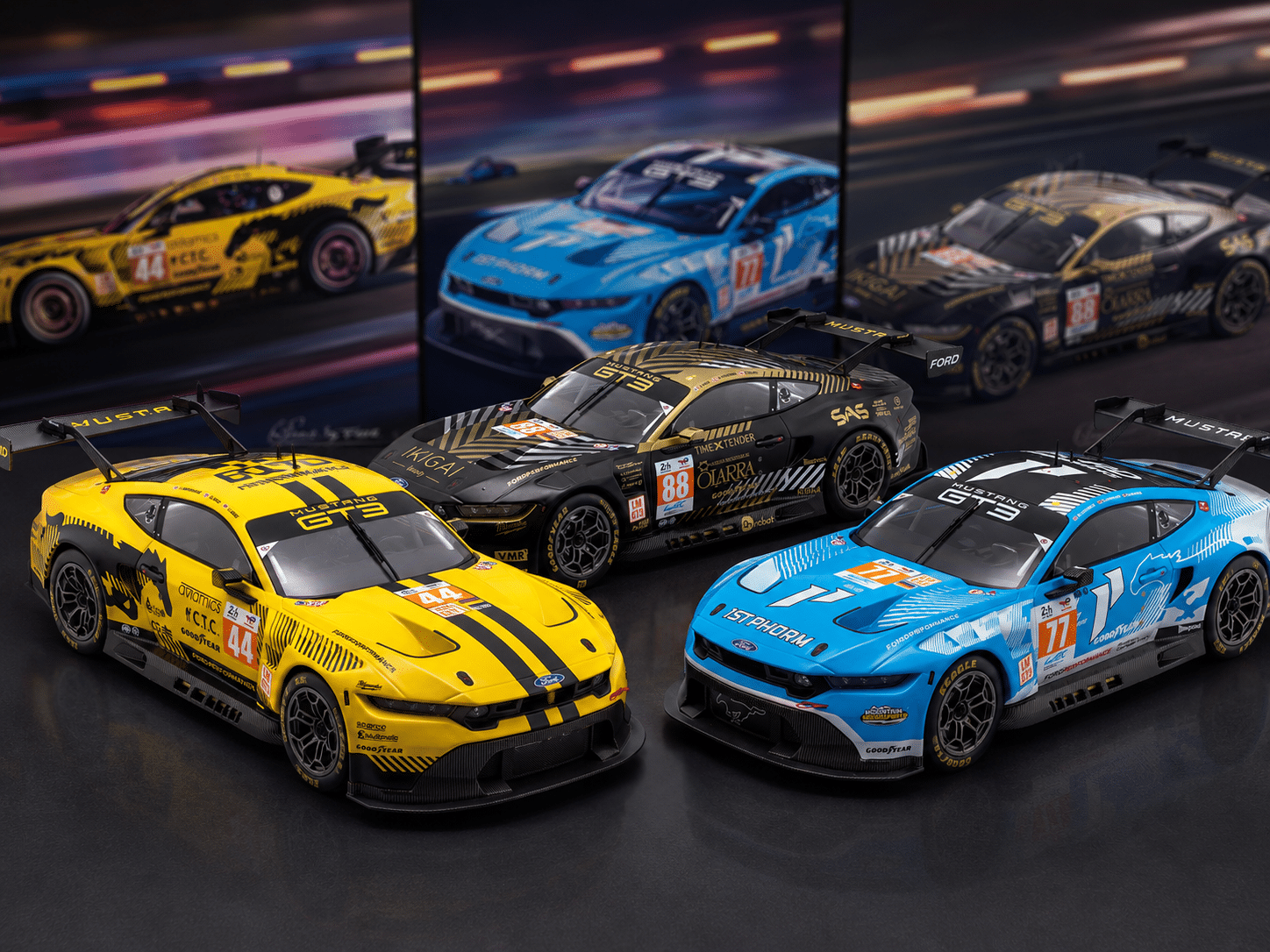 Ixo Expands Its 1:18 Le Mans Range with New Ford Mustang LMGT3 Models 3 Ixo Expands Its 1:18 Le Mans Range with New Ford Mustang LMGT3 Models
