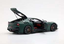 1:18 Ferrari F12 TDF Matt Green Tailor Made - Limited Edition Diecast Full-Opening Model - BBR Models