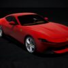 BBR - 1:43 Ferrari Amalfi 2024 Rosso Corsa - Limited Edition Resin Model