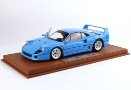 1:18 Ferrari F40 Light Blue Silver Rims - Limited Edition Diecast Model - BBR Kyosho