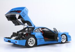 1:18 Ferrari F40 Light Blue Silver Rims - Limited Edition Diecast Model - BBR Kyosho