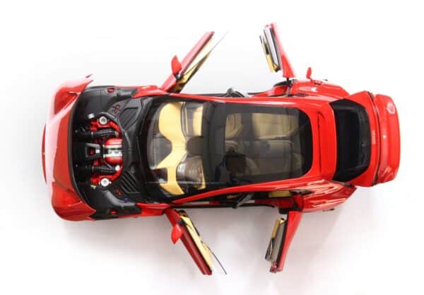 BBR - 1:18 Ferrari Purosangue Diecast Panoramic Roof Rosso Corsa (Luxury Pack) with Showcase