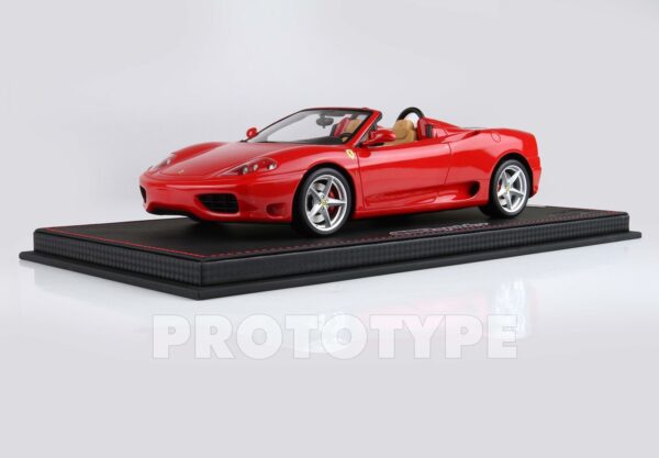 BBR 1:18 Ferrari 360 Modena Spider Механическая коробка передач Rosso Corsa Бежевый интерьер