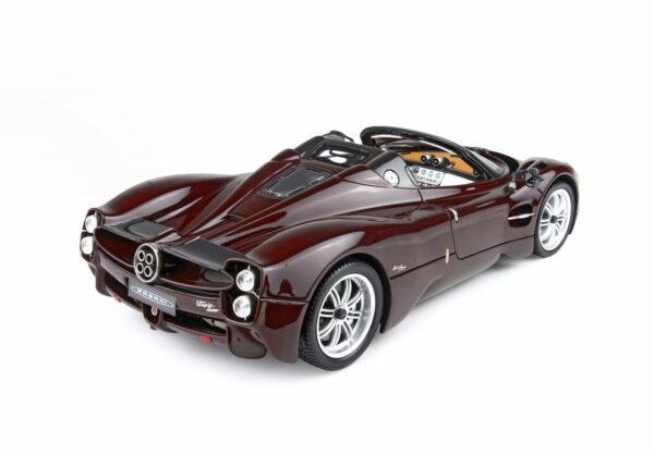 BBR - 1:18 Pagani Utopia Roadster Habanero Pebble Beach Launch Car Full Carbon Red - Limited Edition Resin Model