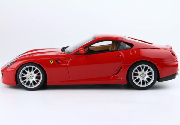 1:18 Ferrari 599 GTB Fiorano 2006 Manual Rosso Corsa, Tan Interior (Made in Italy) - Limited Edition Resin Model by BBR Models - Image 7