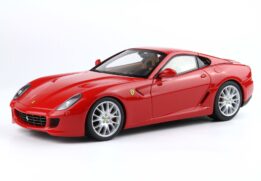 1:18 Ferrari 599 GTB Fiorano 2006 Manual Rosso Corsa, Tan Interior (Made in Italy) - Limited Edition Resin Model by BBR Models