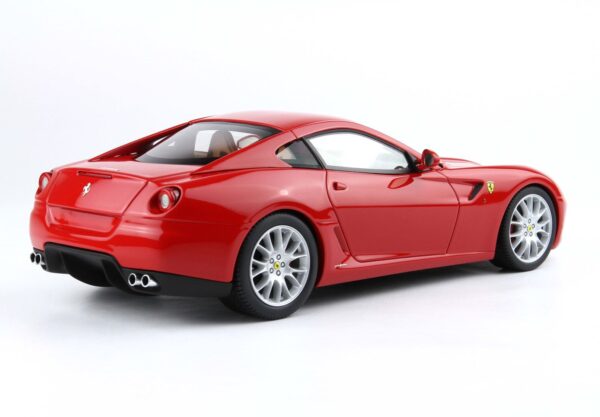 1:18 Ferrari 599 GTB Fiorano 2006 Manual Rosso Corsa, Tan Interior (Made in Italy) - Limited Edition Resin Model by BBR Models - Image 6