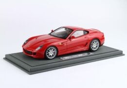 1:18 Ferrari 599 GTB Fiorano 2006 Manual Rosso Corsa, Tan Interior (Made in Italy) - Limited Edition Resin Model by BBR Models
