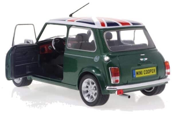 Solido 1:18 Mini Cooper Sport British Racing Green & Union Jack Flag 1997 (S1800612) Diecast Model 9 Solido 1:18 Mini Cooper Sport British Racing Green & Union Jack Flag 1997 (S1800612) Diecast Model
