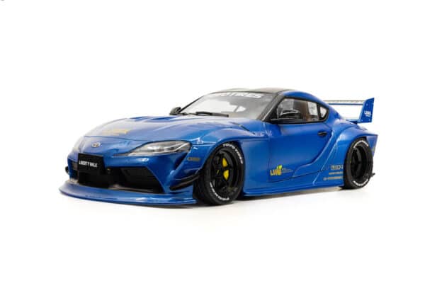 Solido 1:18 Toyota GR Supra Liberty Walk Body Kit Blue Metallic 2025 (S1815503) Diecast Model