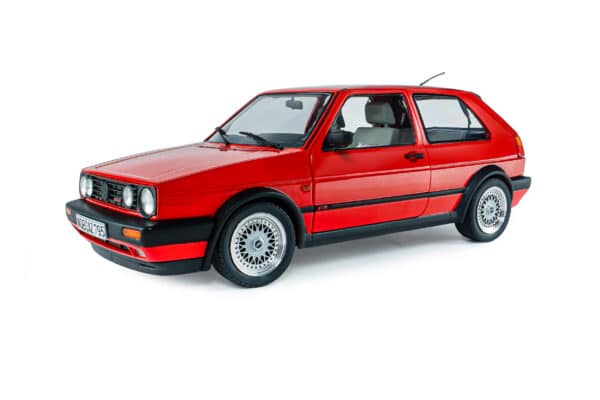 Solido 1:18 Volkswagen Golf 2 GTI G60 Mars Red 1989 (S1812701) Diecast Model