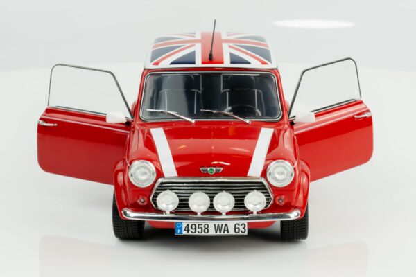Solido - 1:18 Mini Cooper Sport 1997 Red with Union Jack Flag - Diecast Model 19 Solido - 1:18 Mini Cooper Sport 1997 Red with Union Jack Flag - Diecast Model