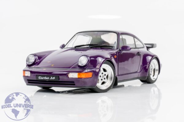 Solido - 1:18 Porsche 911 (964) Turbo Violet Purple 1993 - Diecast Model 14 Solido 1803412 Porsche 911 Turbo Purple 964 4