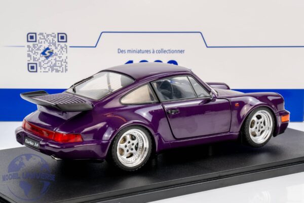Solido - 1:18 Porsche 911 (964) Turbo Violet Purple 1993 - Diecast Model 12 Solido 1803412 Porsche 911 Turbo Purple 964 5