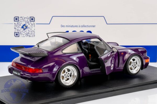 Solido - 1:18 Porsche 911 (964) Turbo Violet Purple 1993 - Diecast Model 11 Solido 1803412 Porsche 911 Turbo Purple 964 6