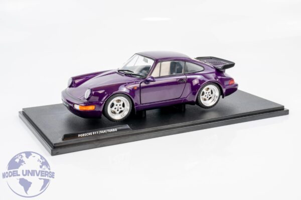 Solido - 1:18 Porsche 911 (964) Turbo Violet Purple 1993 - Diecast Model 17 Solido 1803412 Porsche 911 Turbo Purple 964 9