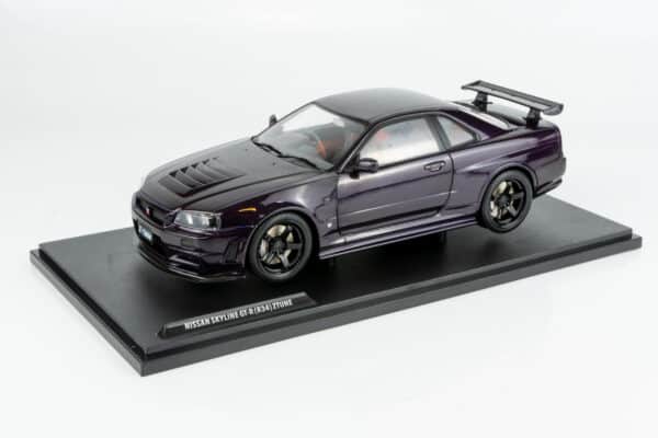 Solido 1:18 Nissan Skyline (R34) GT-R Z Tune Midnight Purple (S1804311) Diecast Model 15 Solido 1:18 Nissan Skyline (R34) GT-R Z Tune Midnight Purple (S1804311) Diecast Model