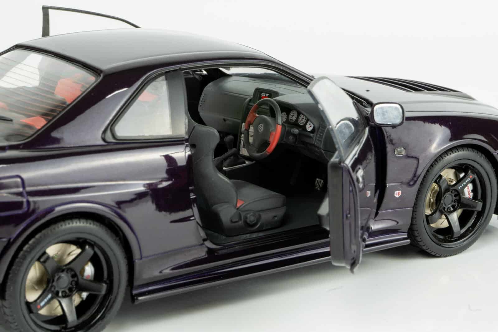 Solido 1:18 Nissan Skyline (R34) GT-R Z Tune Midnight Purple