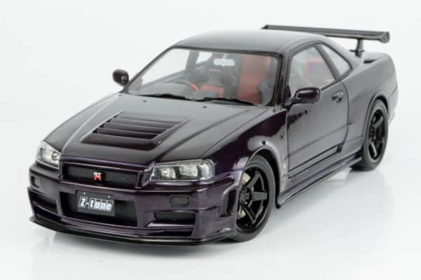 Solido 1:18 Nissan Skyline (R34) GT-R Z Tune Midnight Purple (S1804311) Diecast Model 16 Solido 1:18 Nissan Skyline (R34) GT-R Z Tune Midnight Purple (S1804311) Diecast Model